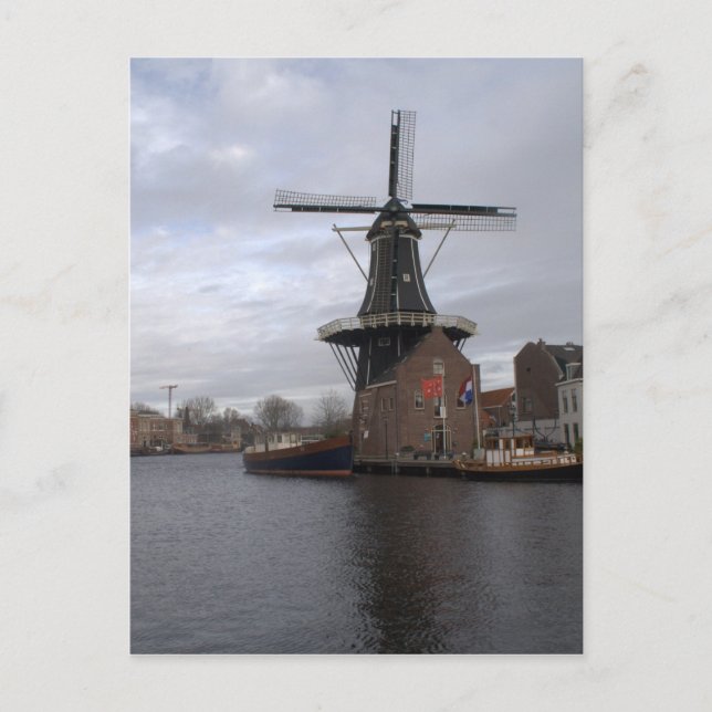 Carte Postale Windmill "De Adriaan", Haarlem (Devant)