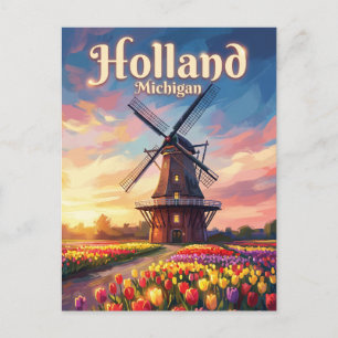 Carte Postale Windmill Island Gardens États-Unis