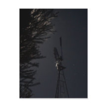 WINDMILL NIGHT SKY QUEENSLAND AUSTRALIE