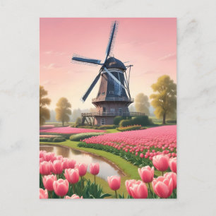 Carte Postale Windmills Pays-Bas