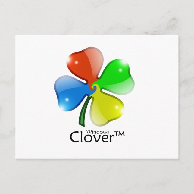 Carte Postale Windows Clover Edition (Devant)