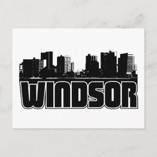Carte Postale Windsor Skyline