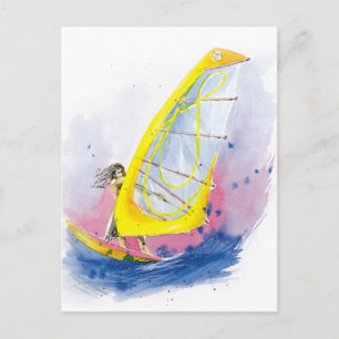 Carte Postale Windsurfer