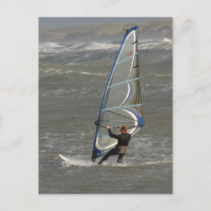 Carte Postale Windsurfer - North Jytland, Danemark