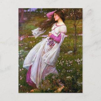 Carte Postale Windswept par John William Waterhouse