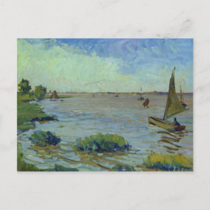 Carte Postale Windy Day on the Elbe, 1911