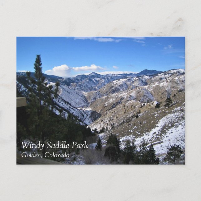 Carte Postale Windy Saddle Park, Golden, Colorado (Devant)
