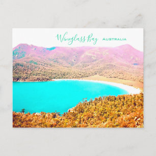 Carte Postale Wineglass Bay Tasmania Australie