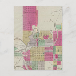 Carte Postale Winfield, comté de Cowley, Kansas