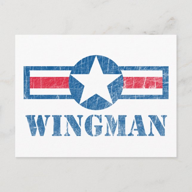 Carte Postale Wingman Vintage (Devant)
