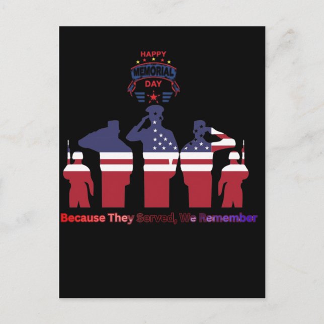 Carte Postale Wings of remembrance black (Devant)