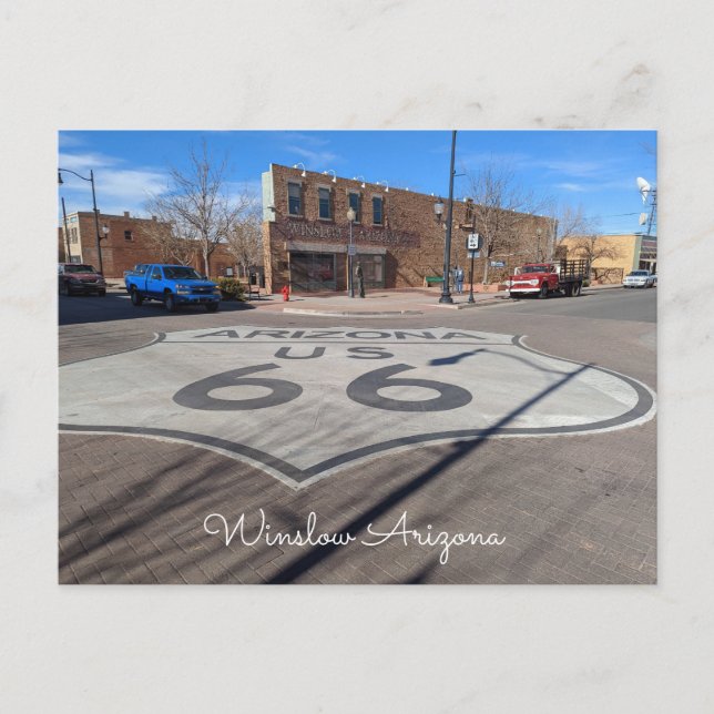 Carte postale Winslow Arizona (Devant)