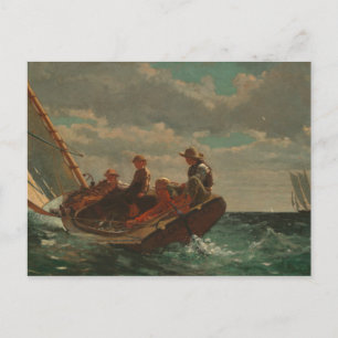 Carte Postale Winslow Homer - Breezing Up (Un Vent Juste)