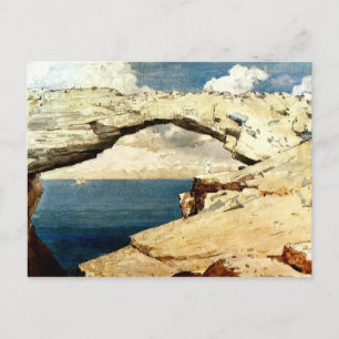 Carte Postale Winslow Homer - Fenêtres en verre