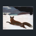 CARTE POSTALE WINSLOW HOMER: FOX HUNT, 1893<br><div class="desc">HOMER: FOX HUNT,  1893. 'The Fox Hunt.' Oil on canvas by Winslow Homer,  1893.</div>