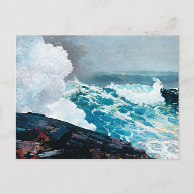 Carte Postale Winslow Homer, Northeaster, 1895 (Devant)