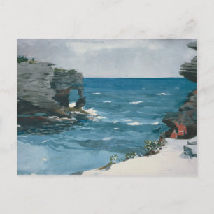 Carte Postale Winslow Homer - Rocky Shore, Bermudes
