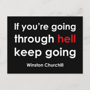 Carte Postale Winston Churchill