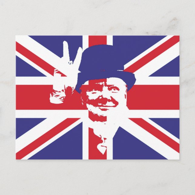 Carte Postale Winston Churchill (Devant)