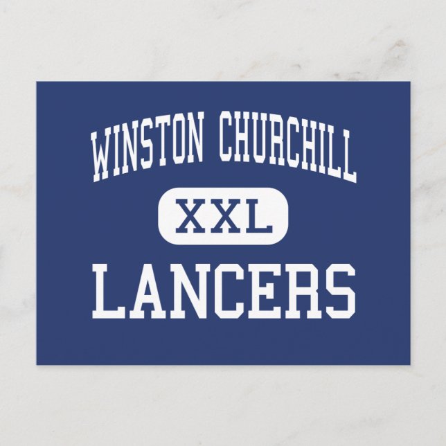 Carte Postale Winston Churchill - Lancers - High - Eugene Oregon (Devant)