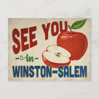 Winston Salem North Carolina Vintage voyage Apple