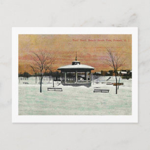 Carte Postale Winter, Branch Brook Park, Newark NJ 1908 Vintage