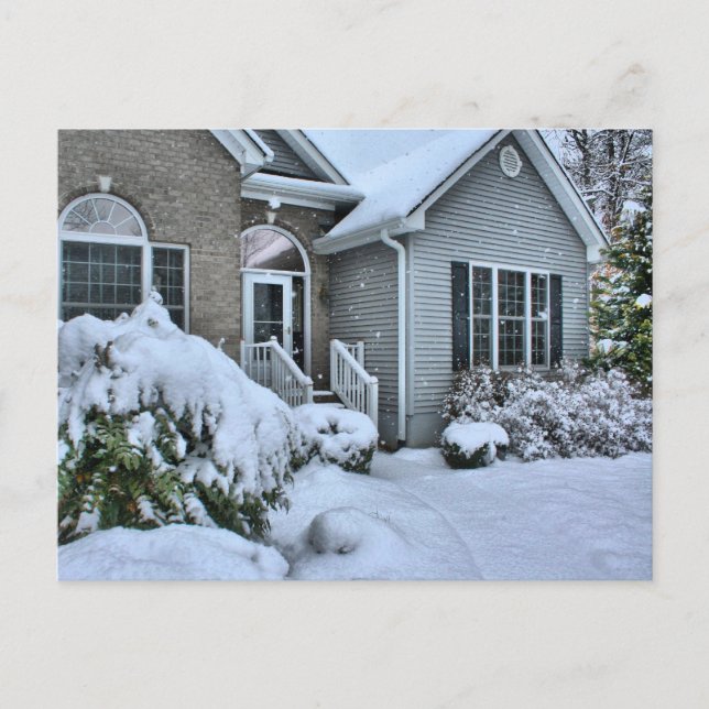 Carte Postale Winter houses (Devant)