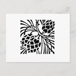 Carte Postale winter in black and white ll