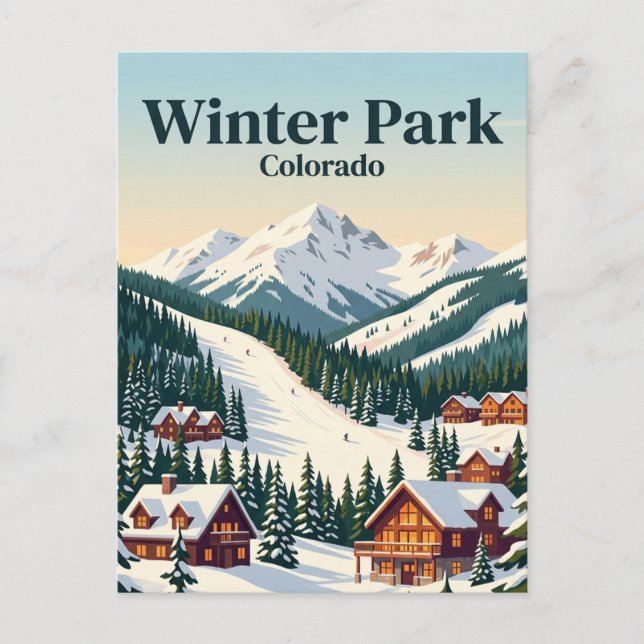 Carte Postale Winter Park États-Unis (Devant)