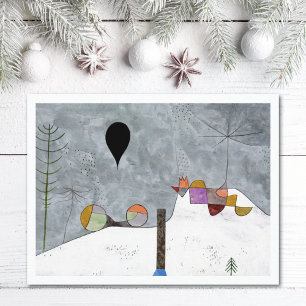 Carte Postale Winter Picture Landscape Paul Klee