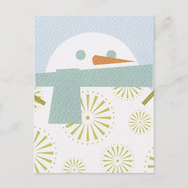 Carte postale Winter Snowman (Devant)