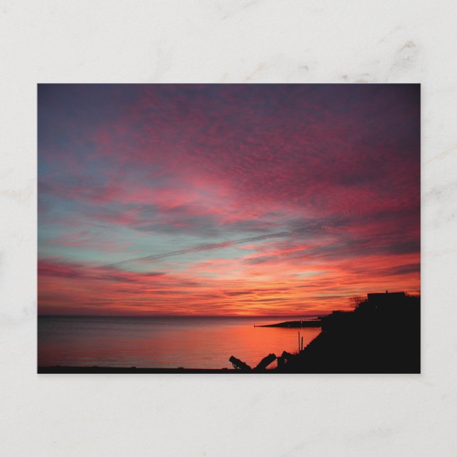 Carte Postale Winter Sunrise in East Hampton (Devant)