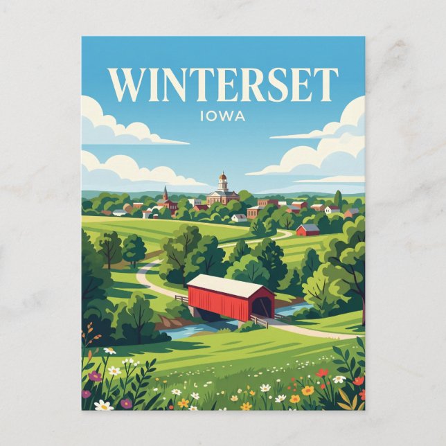 Carte Postale Winterset États-Unis (Devant)