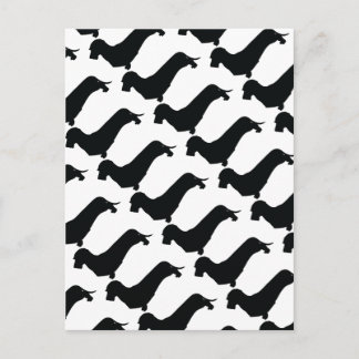 Carte Postale Wire Hair Dachshund