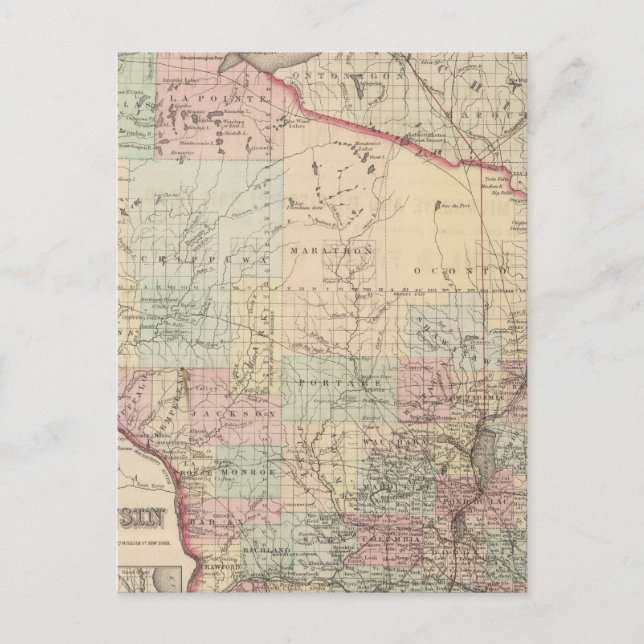 Carte Postale Wisconsin (Devant)