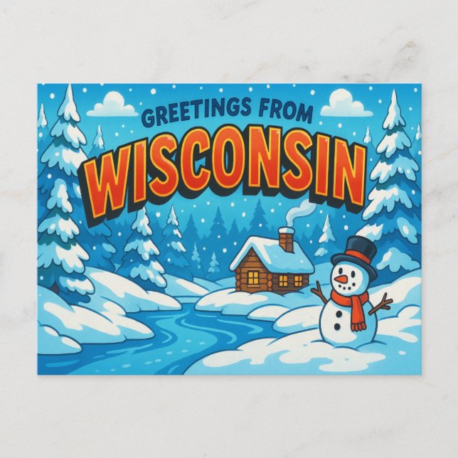 Carte postale WISCONSIN (Devant)