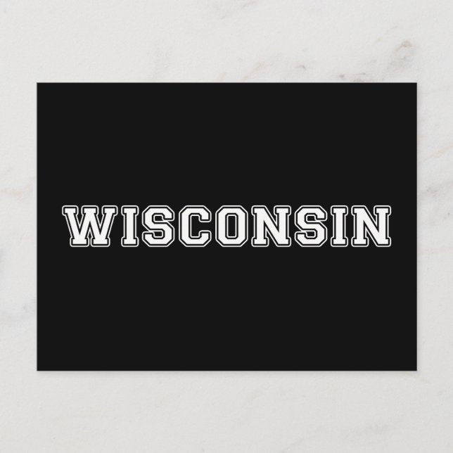 Carte Postale Wisconsin (Devant)