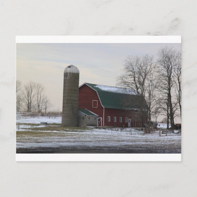Carte Postale Wisconsin Barn (Devant)