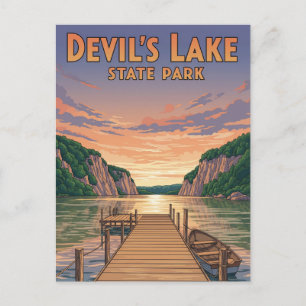 Carte Postale Wisconsin Devil's Lake State Park Travel