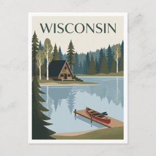 Carte Postale Wisconsin Northwoods Minocqua