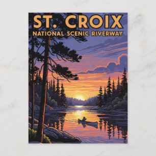 Carte Postale Wisconsin St Croix National Riverway Travel