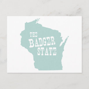 Carte Postale Wisconsin State Motto Slogan