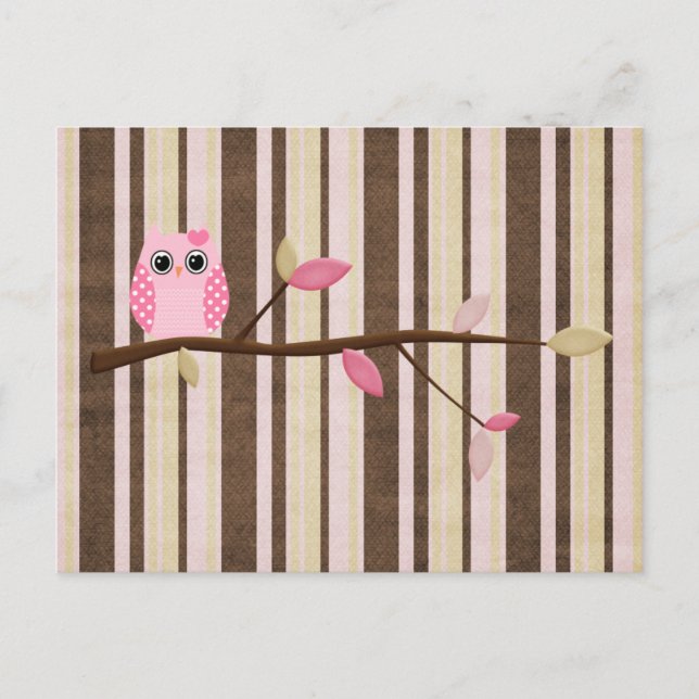 Carte Postale Wise Owl (Devant)