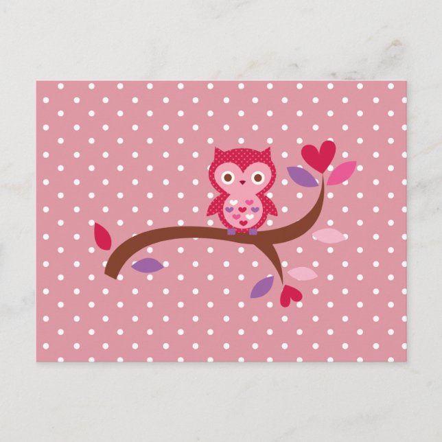 Carte Postale Wise Owl (Devant)