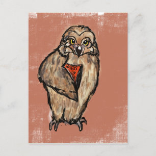 Carte Postale Wise Owl