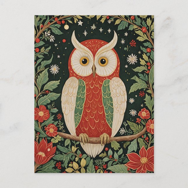 Carte Postale Wise Winter Watcher (Devant)