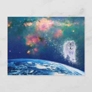 Carte Postale Wise Wolf