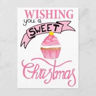 Carte Postale Wishing you a very sweet Christmas
