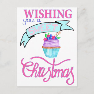 Carte Postale Wishing you a very sweet Christmas