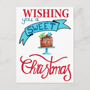 Carte Postale Wishing you a very sweet Christmas